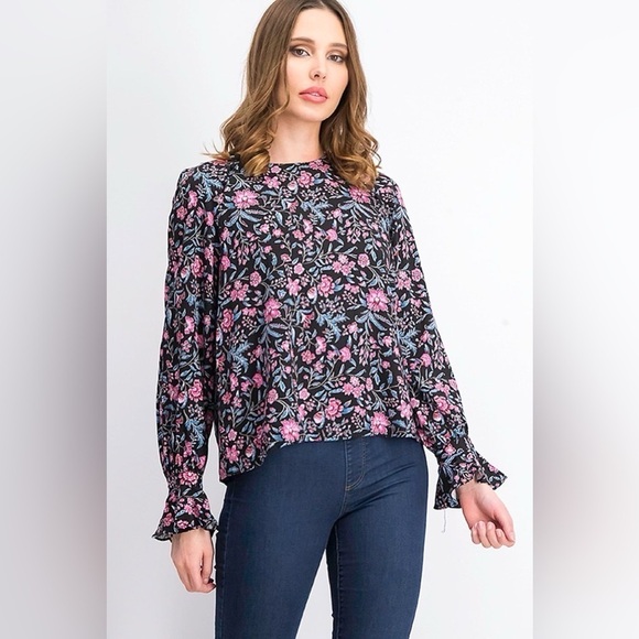 Mango Floral Printed Blouse - Picture 1 of 7